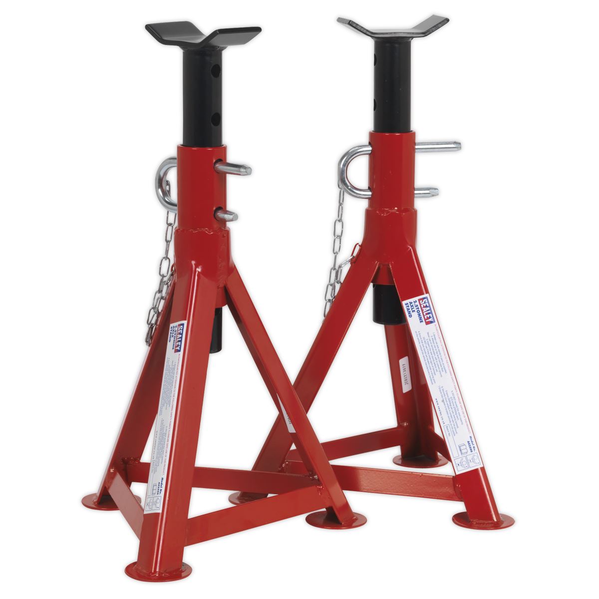 Sealey Axle Stands (Pair) 2.5 Tonne Capacity per Stand AS2500