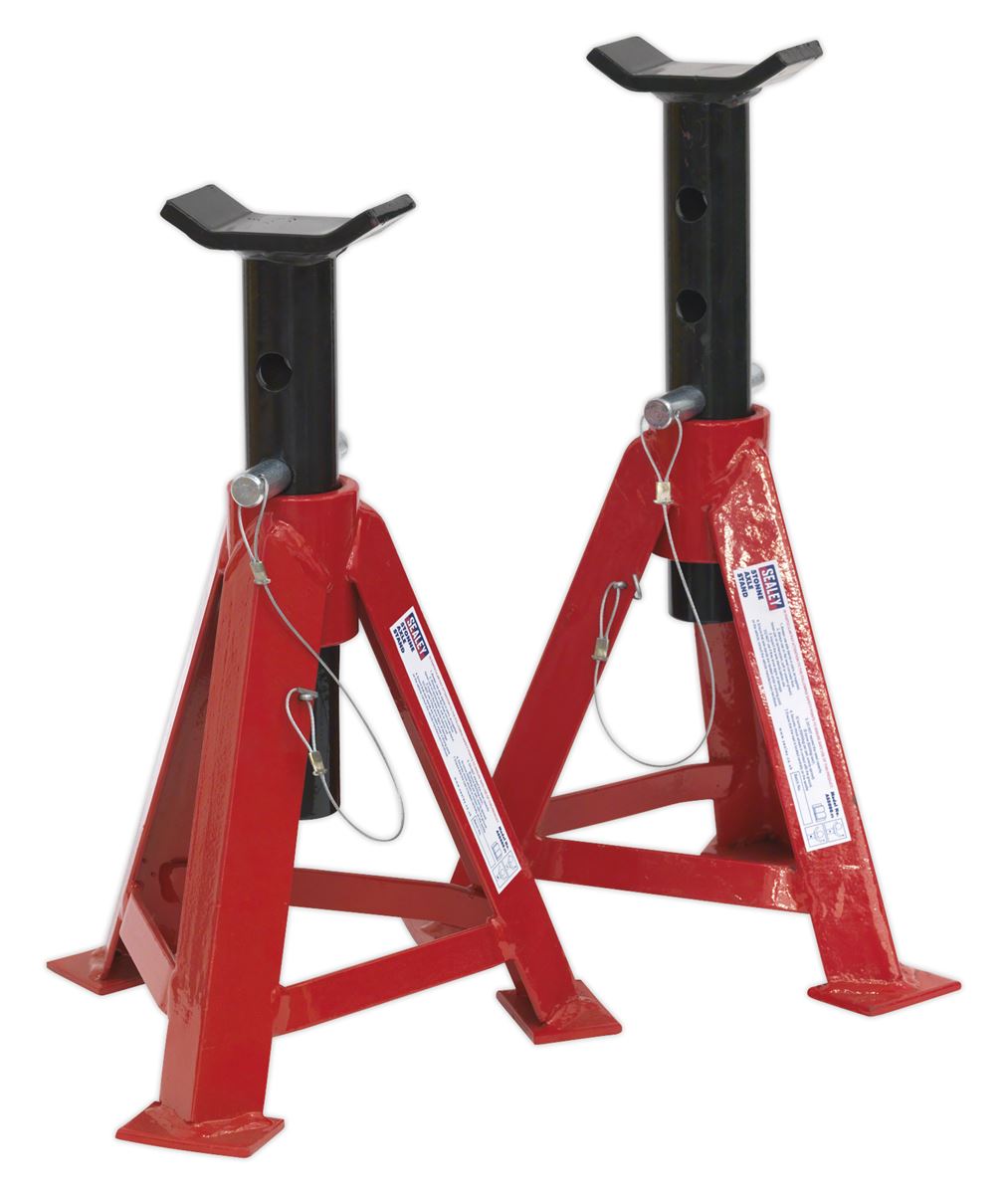 Sealey Axle Stands (Pair) 5 Tonne Capacity per Stand AS5000