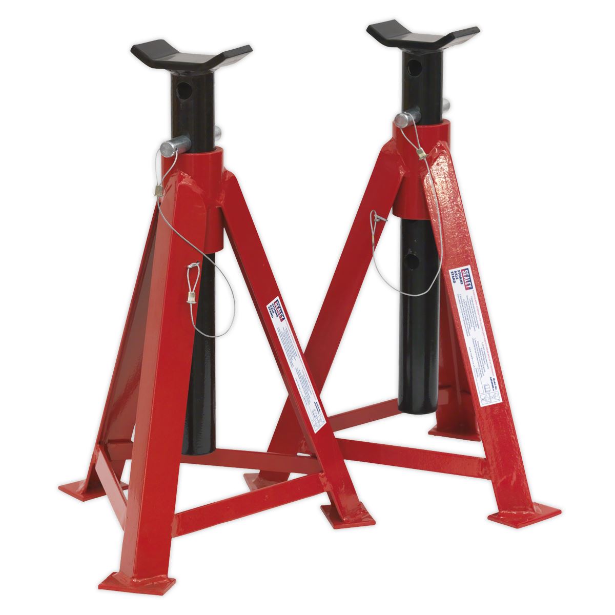Sealey Axle Stands (Pair) 5 Tonne Capacity per Stand AS5000M