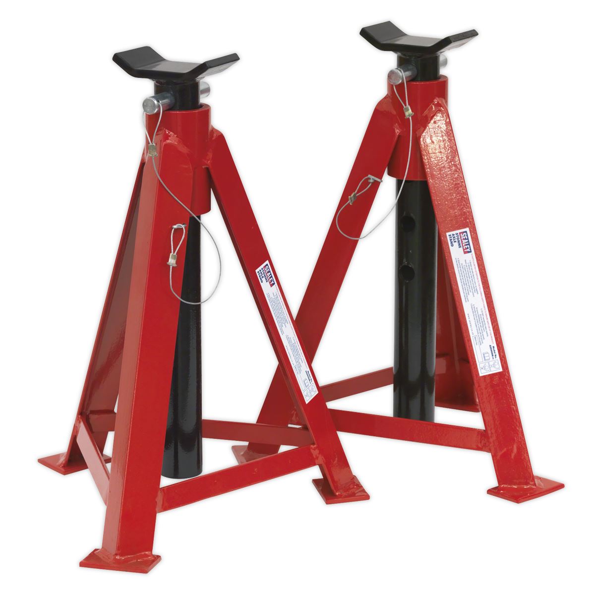 Sealey Axle Stands (Pair) 5 Tonne Capacity per Stand AS5000M