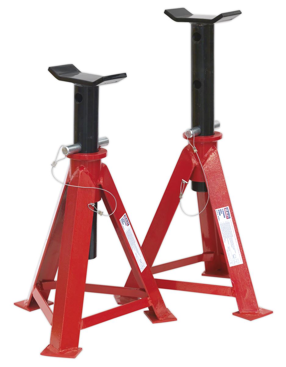 Sealey Axle Stands (Pair) 7.5 Tonne Capacity per Stand AS7500