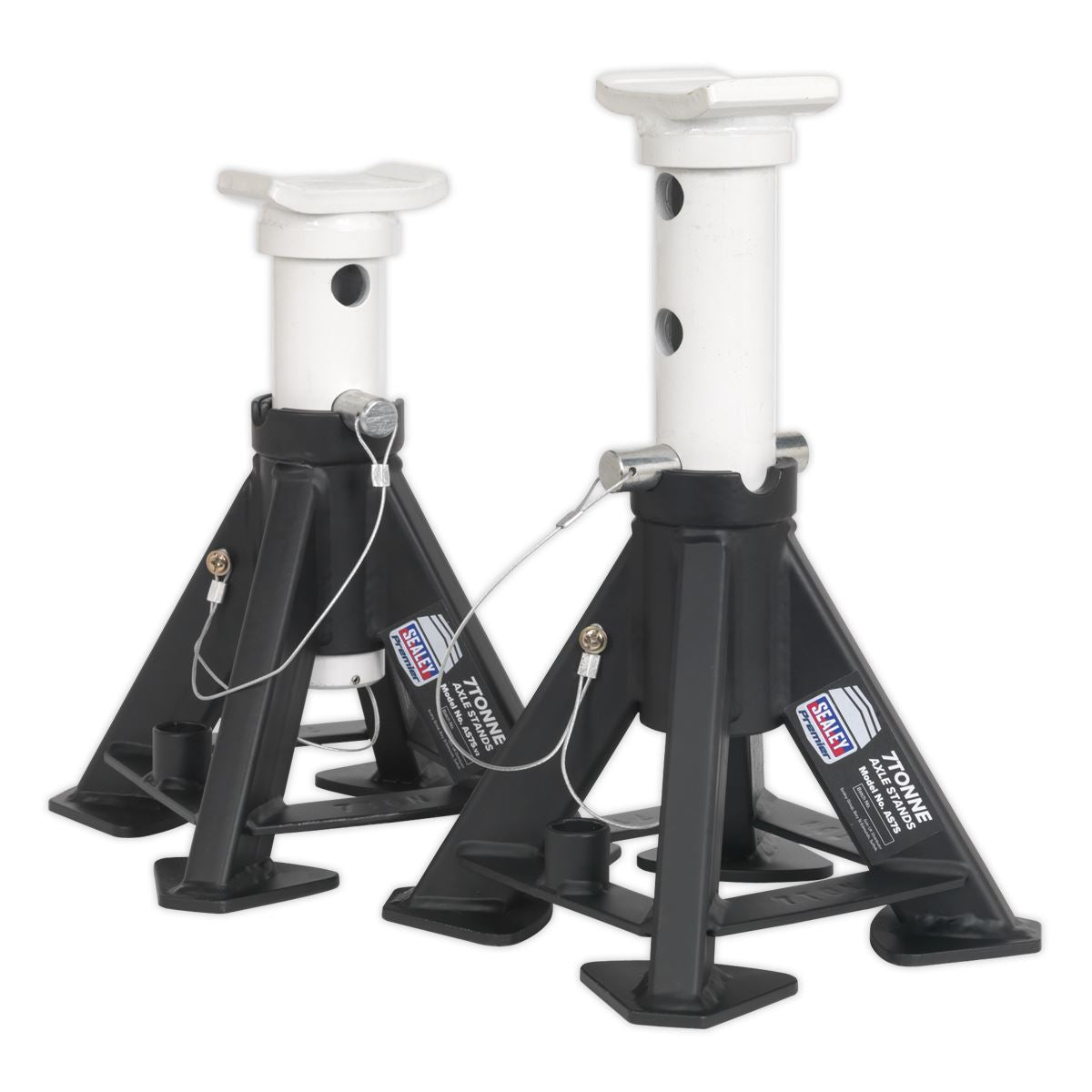 Sealey Short Axle Stands (Pair) 7 Tonne Capacity per Stand AS7S