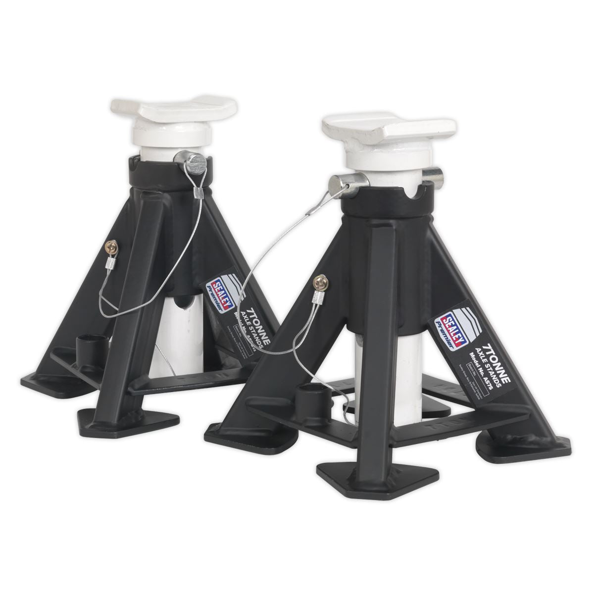 Sealey Short Axle Stands (Pair) 7 Tonne Capacity per Stand AS7S
