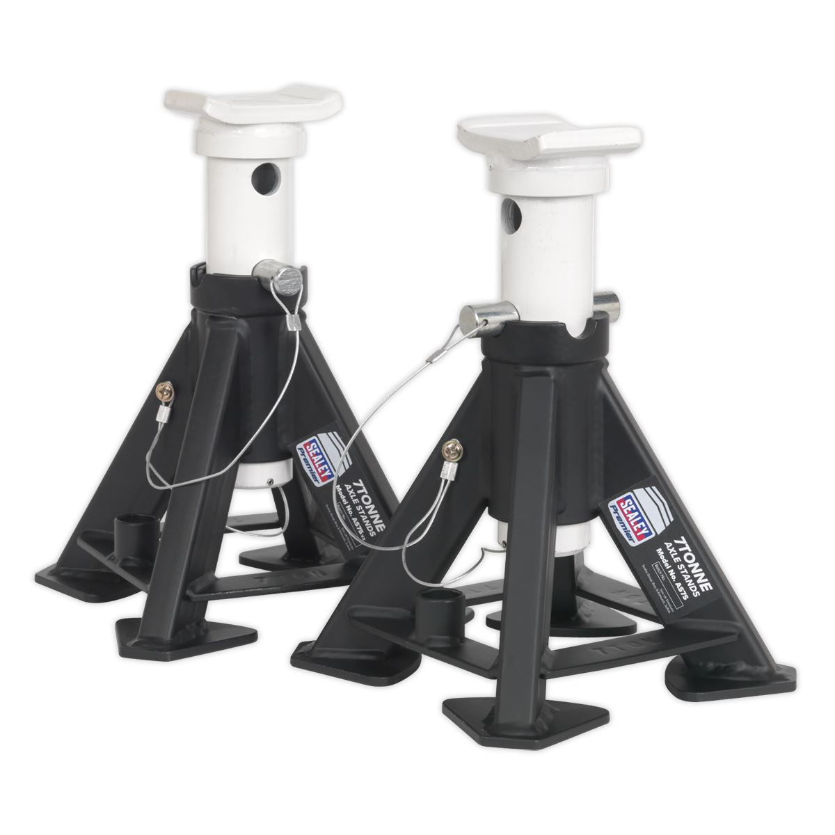Sealey Short Axle Stands (Pair) 7 Tonne Capacity per Stand AS7S