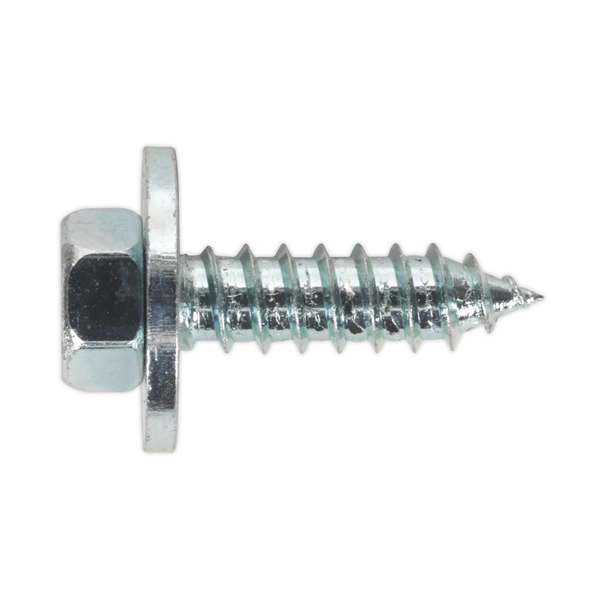 Sealey Acme Screw with Captive Washer #12 x 3/4" Zinc Pack of 100 ASW12