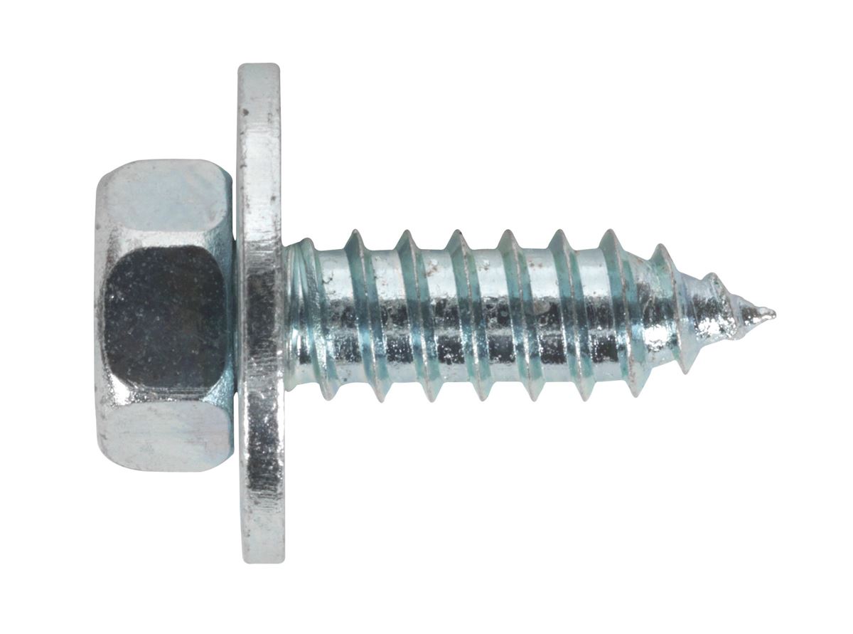 Sealey Acme Screw with Captive Washer M14 x 3/4" Zinc Pack of 100 ASW14