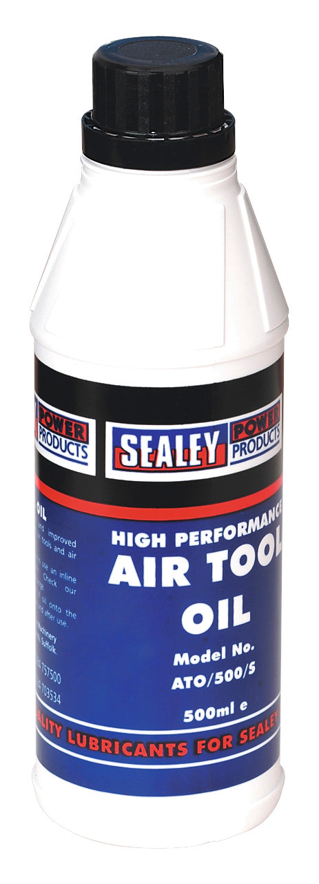 Sealey Air Tool Oil 500ml For Maintaining Power Tools ATO500S