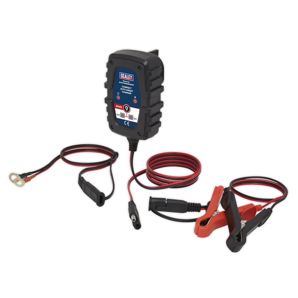 Sealey Compact Smart Trickle Charger & Maintainer 1A 6/12V AUTOCHARGE100HF