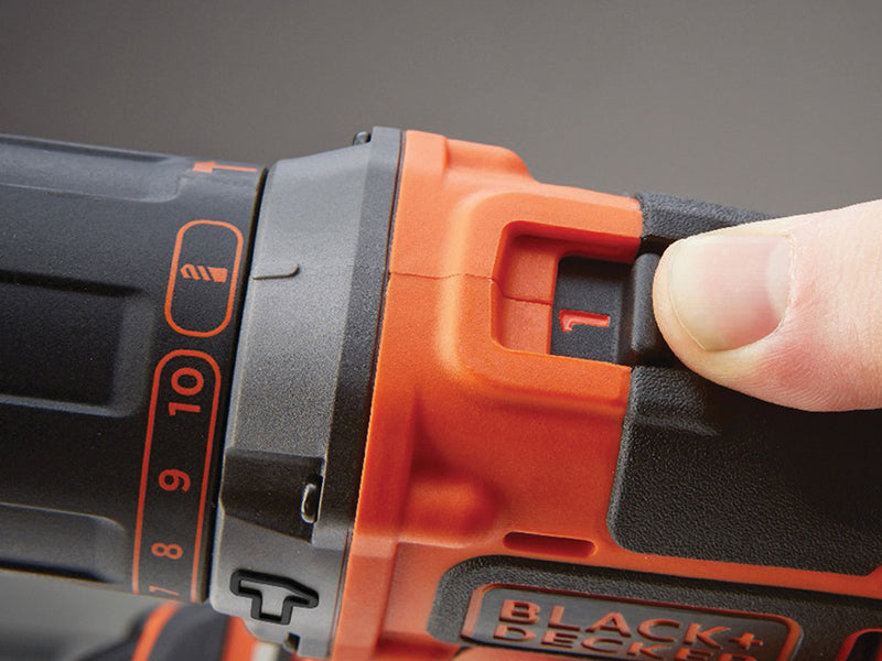 BLACK + DECKER BCD700S1K 2 Gear Combi Drill 18V 1 x 1.5Ah Li-ion B/DBCD700S1K