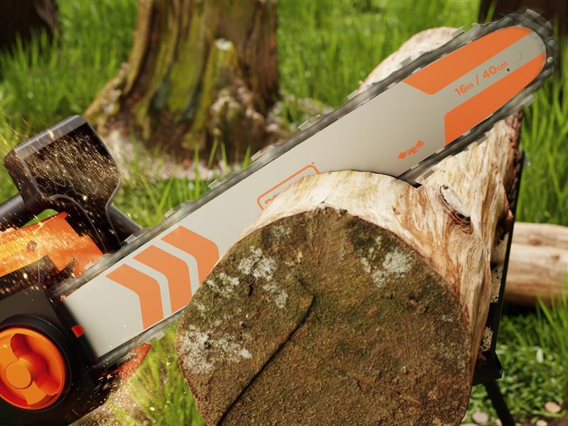 BLACK DECKER Chainsaw 40cm Bar 2000W 240V High Torque Motor BECS2040