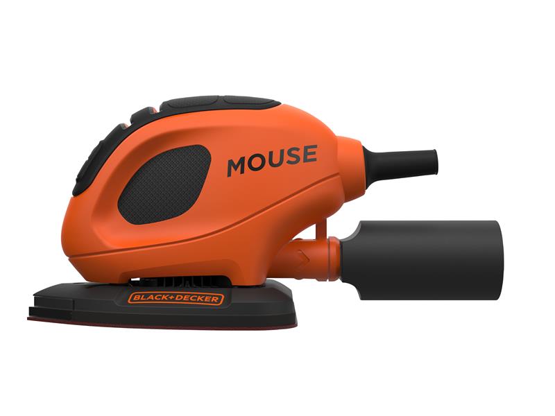 BLACK DECKER 55W Mouse Sander With 6 Sanding Sheets 240V B/DBEW230