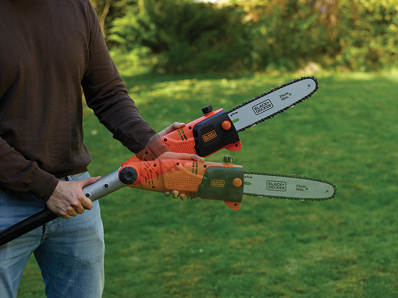 BLACK + DECKER PS7525 Corded Pole Saw 25cm Bar 800W 240V B/DPS7525