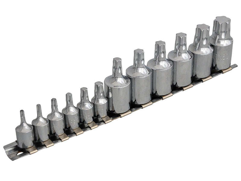 BlueSpot Tools Mixed Drive TORX Socket Set, 12 Piece B/S01551