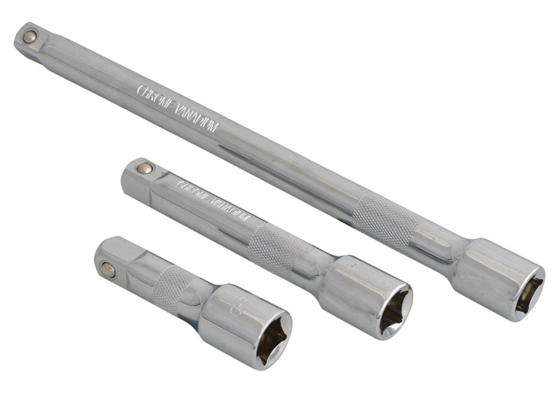BlueSpot Extension Bar Set 3 Piece 1/2"D 75mm 125mm 5in 255mm 10in B/S02070