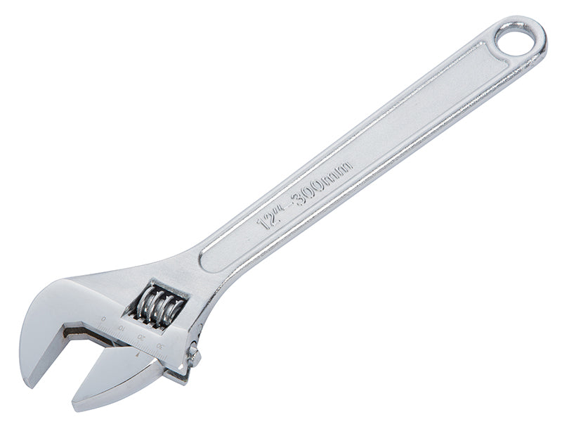BlueSpot Tools Adjustable Wrench 300mm 12in Chrome Jaw Capacity 35mm B/S06105
