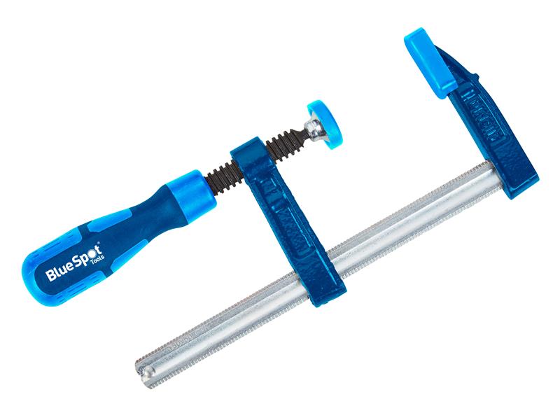 BlueSpot Tools Heavy Duty F-Clamp 50 x 150mm Opening 150mm Depth 50mm B/S10036