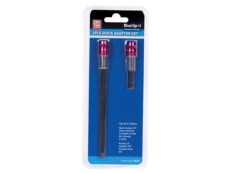 BlueSpot Tools Quick Adaptor Set, 2 Piece B/S14114