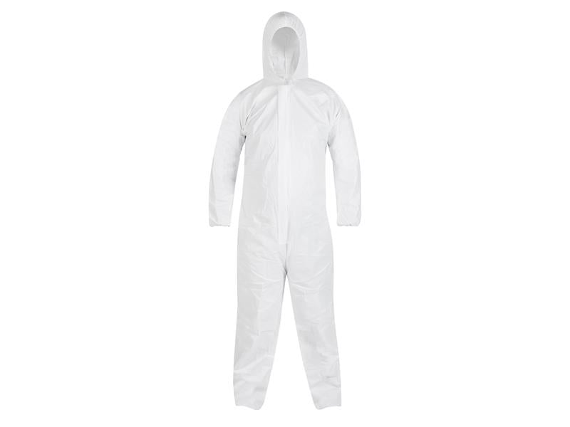 BlueSpot Disposable Coverall - XL 178-185cm Elasticated Hood B/S19774