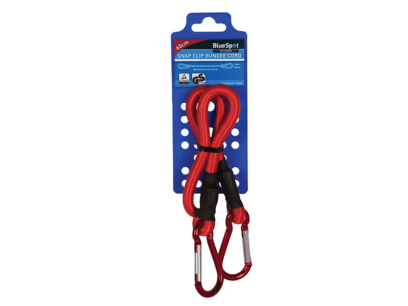 BlueSpot Tools Snap Clip Bungee 60cm x 10mm B/S45443