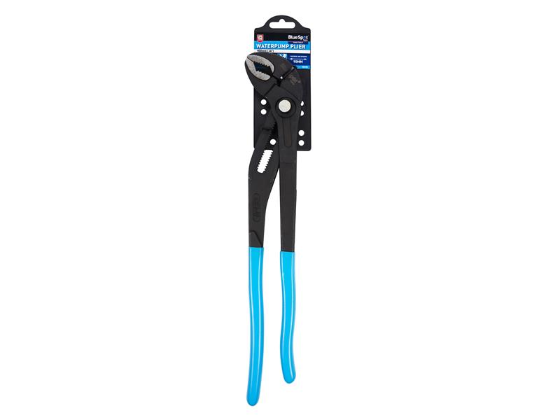 BlueSpot Waterpump Pliers 400mm 16in Jaw Opening 90mm Quick Press B/S6440
