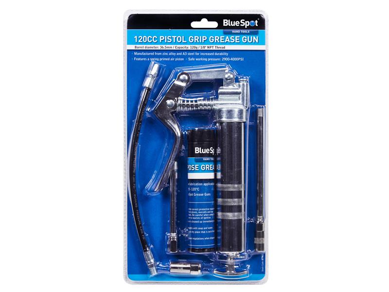 BlueSpot Tools 120cc Pistol Grip Grease Gun B/S7961