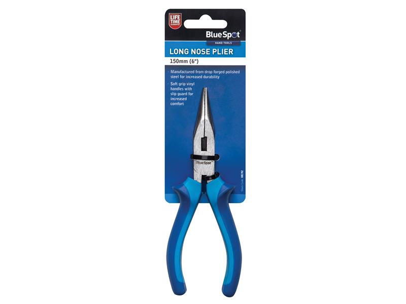 BlueSpot Tools Long Nose Pliers 150mm (6in) B/S8192