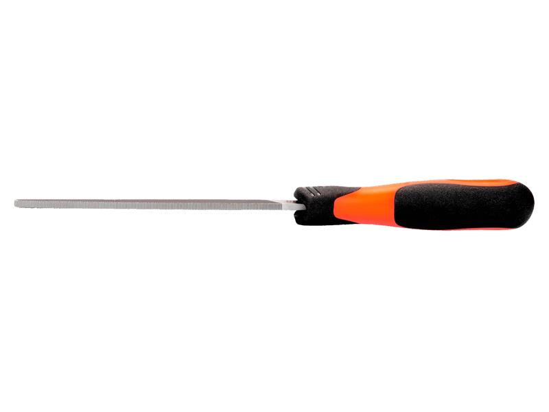 Bahco 1-110-08-2-2 ERGO™ Handled Tapered Edge Flat Second Cut File 200mm (8in) BAH11082H