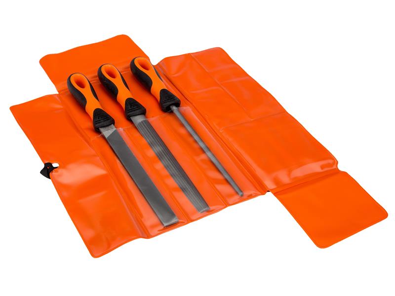 Bahco 200mm (8in) ERGO™ Engineering File Set, 3 Piece BAH14730822