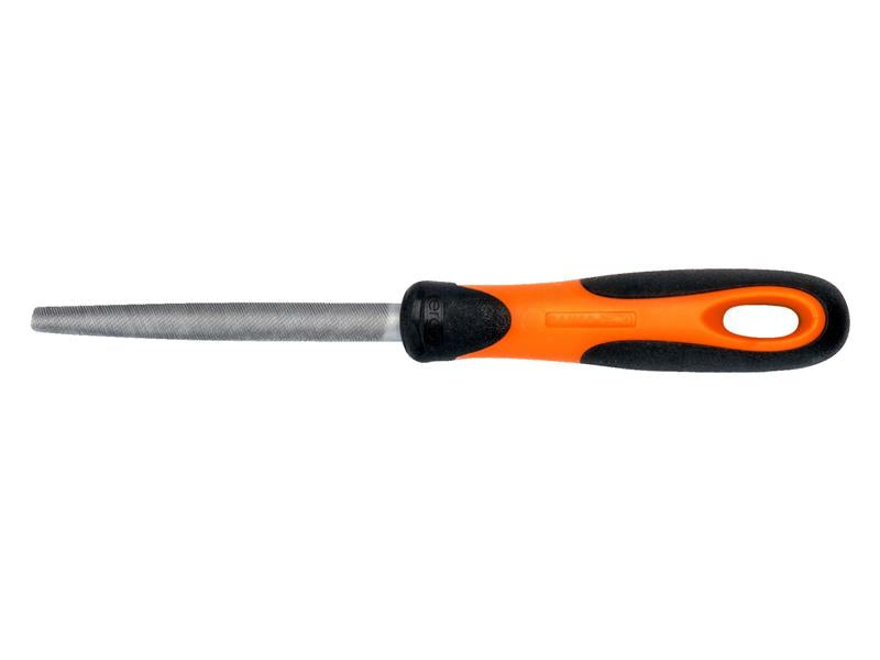 Bahco 1-210-08-1-2 ERGO™ Handled Half-Round Bastard Cut File 200mm (8in) BAH21081H