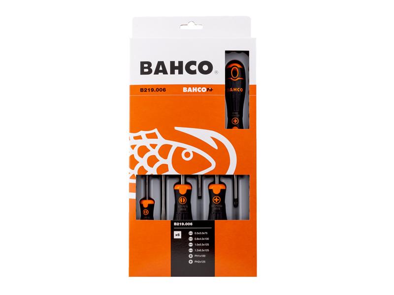 Bahco B219.006 BAHCOFIT Screwdriver Set, 6 Piece BAH219006