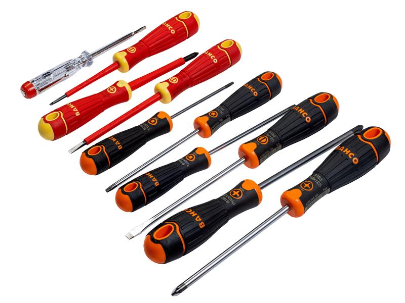 Bahco B219.110 BAHCOFIT XL Screwdriver Set, 10 Piece BAH219110