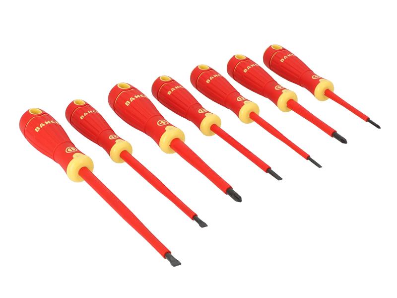 Bahco B220.007 BAHCOFIT Insulated Screwdriver Set, 7 Piece BAH220007
