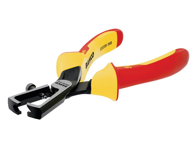 Bahco Insulated Wire Stripping Pliers 150mm 6in Capacity 0.5-5mm 2223S ERGO