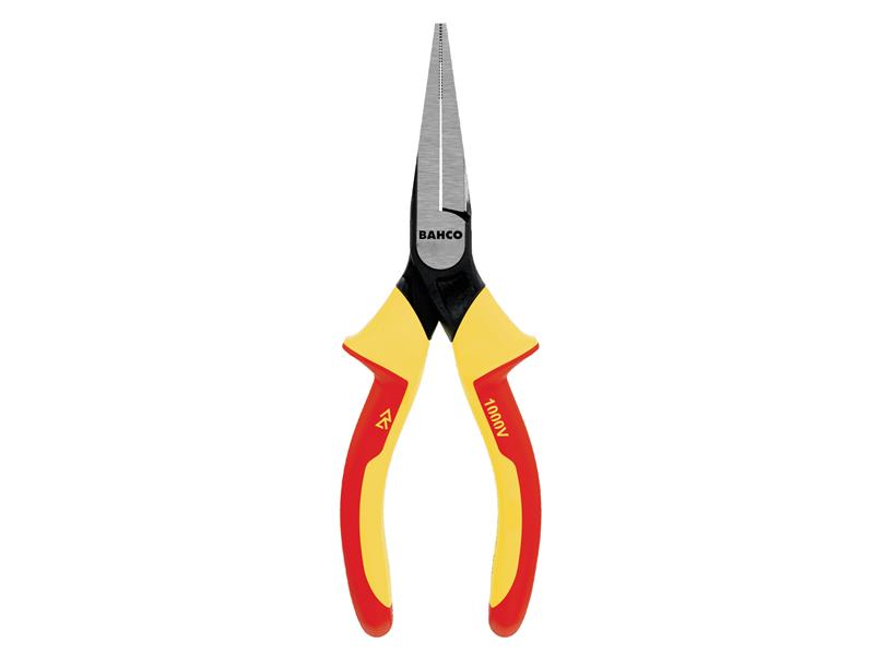 Bahco 2421S ERGO™ Insulated Flat Nose Pliers 140mm (5.1/2in) BAH2421S140