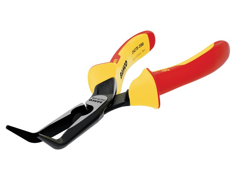 Bahco 2427S ERGO™ Insulated Bent Nose Pliers 160mm (6.1/4in) BAH2427S160