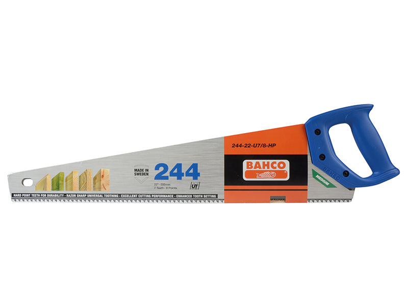 Bahco 244-22-U7/8-HP Hardpoint Handsaw 550mm 22in 7 TPI BAH24422N