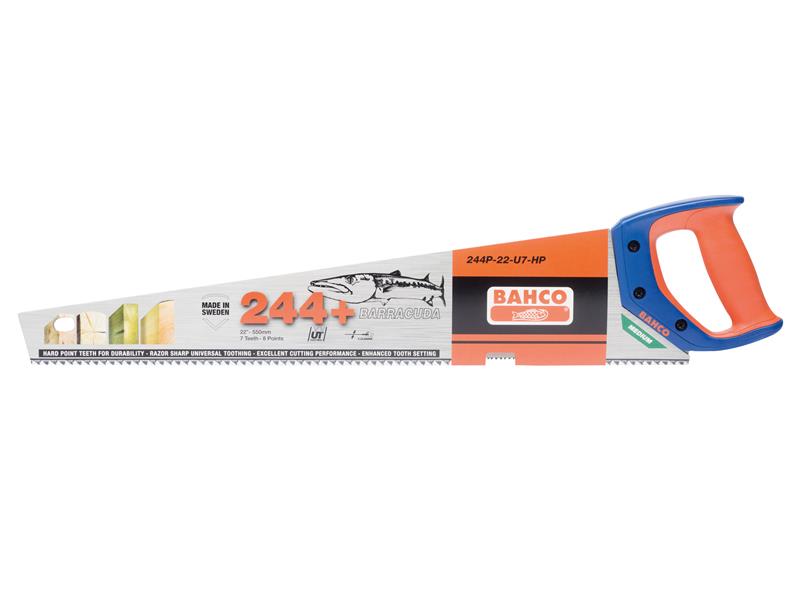 Bahco 244P-22-U7-HP Barracuda Handsaw 550mm 22in 7 TPI BAH24422PN