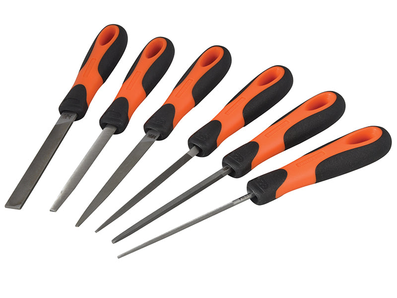 Bahco 1-476 ERGO™ File Set 6 Piece 100mm (4in) BAH47604