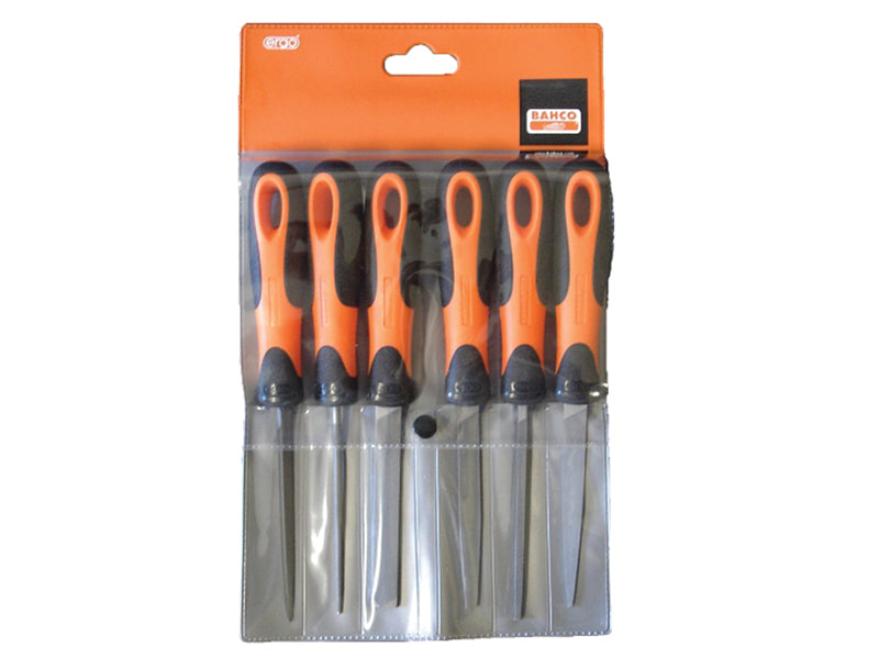 Bahco 1-476 ERGO™ File Set 6 Piece 100mm (4in) BAH47604