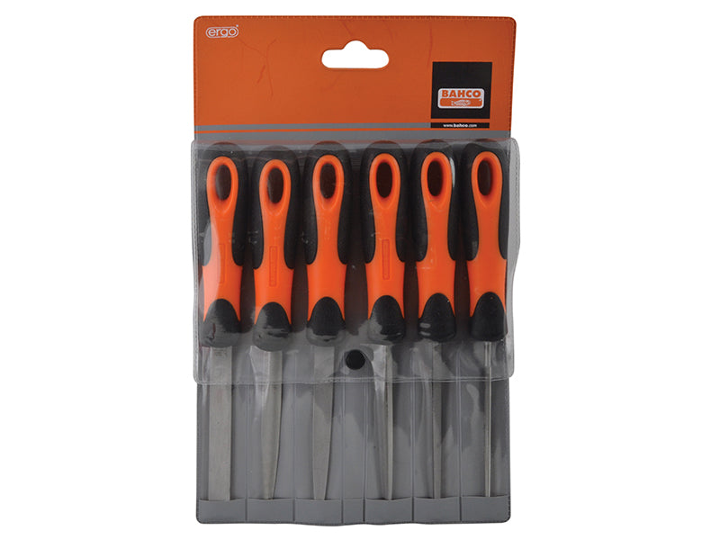 Bahco 1-476 ERGO™ File Set 6 Piece 100mm (4in) BAH47604