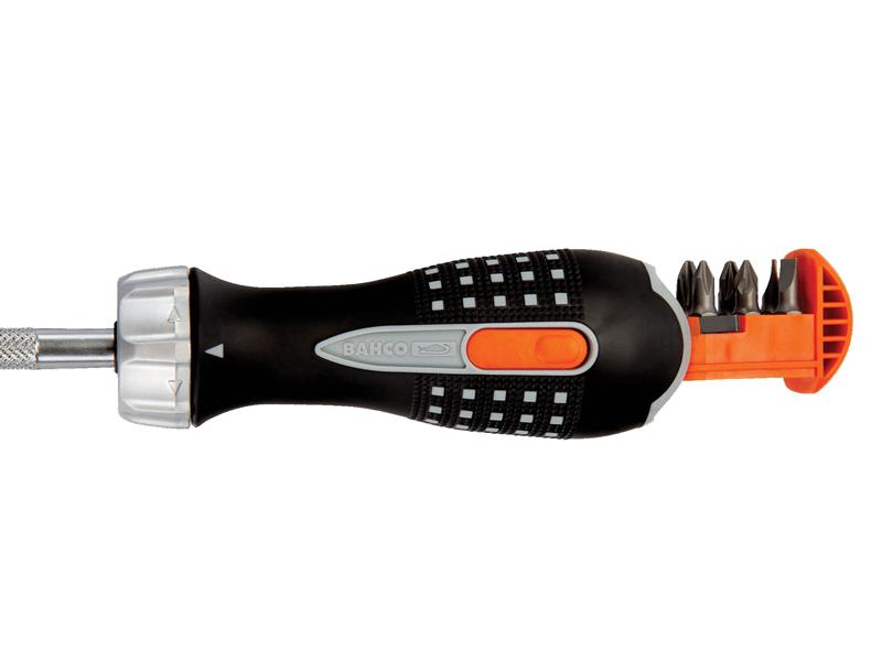 Bahco 808050 Ratchet Screwdriver & 6 Bits BAH808050