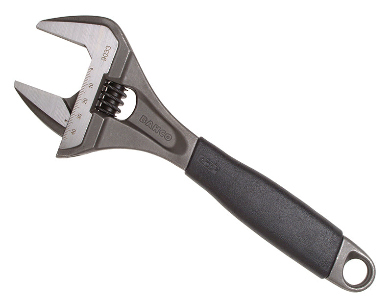 Bahco ERGO Extra Wide Jaw Adjustable Wrench 250mm Jaw Width 46.5mm BAH9033
