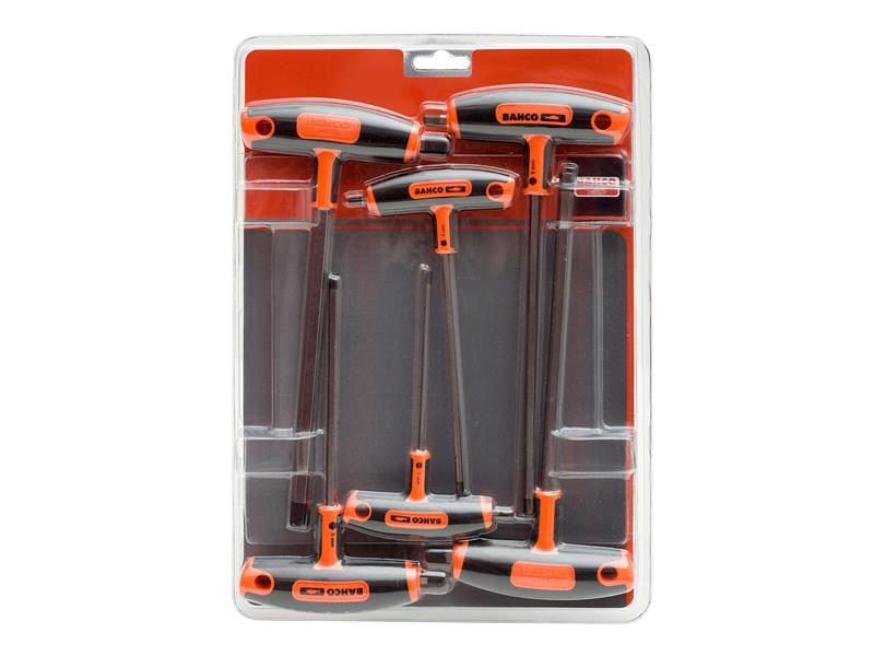 Bahco 903T-1 T-Handle Hex Screwdriver Set, 6 Piece BAH903T1
