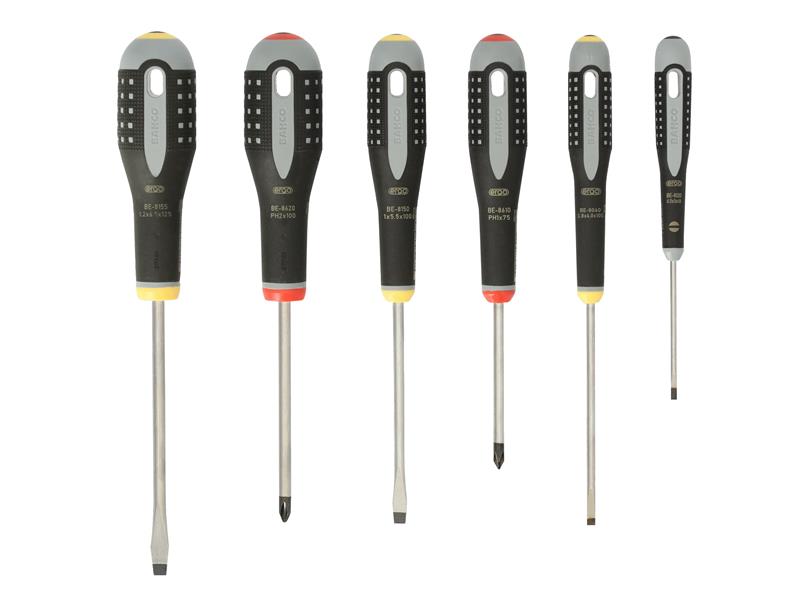 Bahco BE-9881 ERGO™ Screwdriver Set, 6 Piece BAH9881