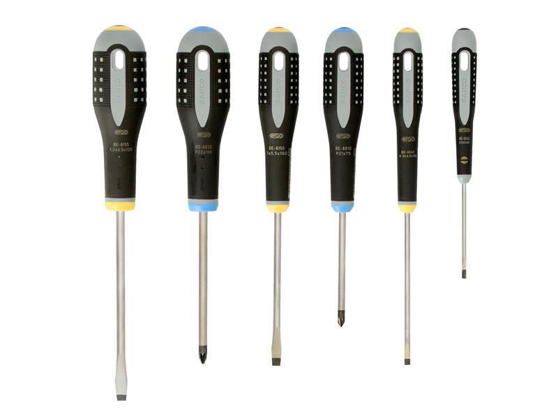 Bahco BE-9882 ERGO™ Screwdriver Set, 6 Piece BAH9882