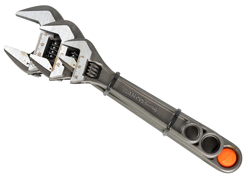 Bahco Adjustable Wrench Set 3 Piece Size 150mm 200mm And 250mm BAHADJ3