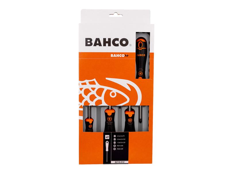 Bahco B219.015 BAHCOFIT Screwdriver Set, 5 Piece BAHB219015