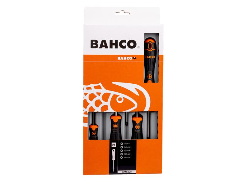 Bahco B219.025 BAHCOFIT TORX Screwdriver Set, 5 Piece BAHB219025