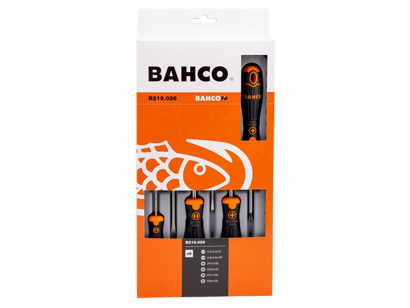 Bahco B219.026 BAHCOFIT Screwdriver Set, 6 Piece BAHB219026