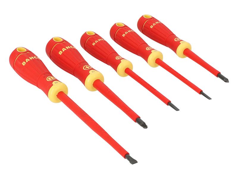 Bahco B220.015 BAHCOFIT Insulated Screwdriver Set, 5 Piece BAHB220015
